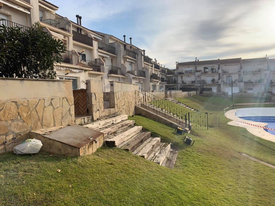 Demolición terrazas en Sitges
