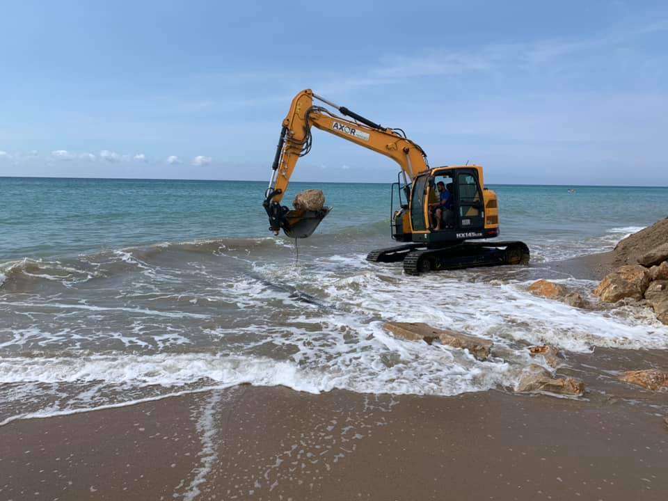 excavadora giratoria