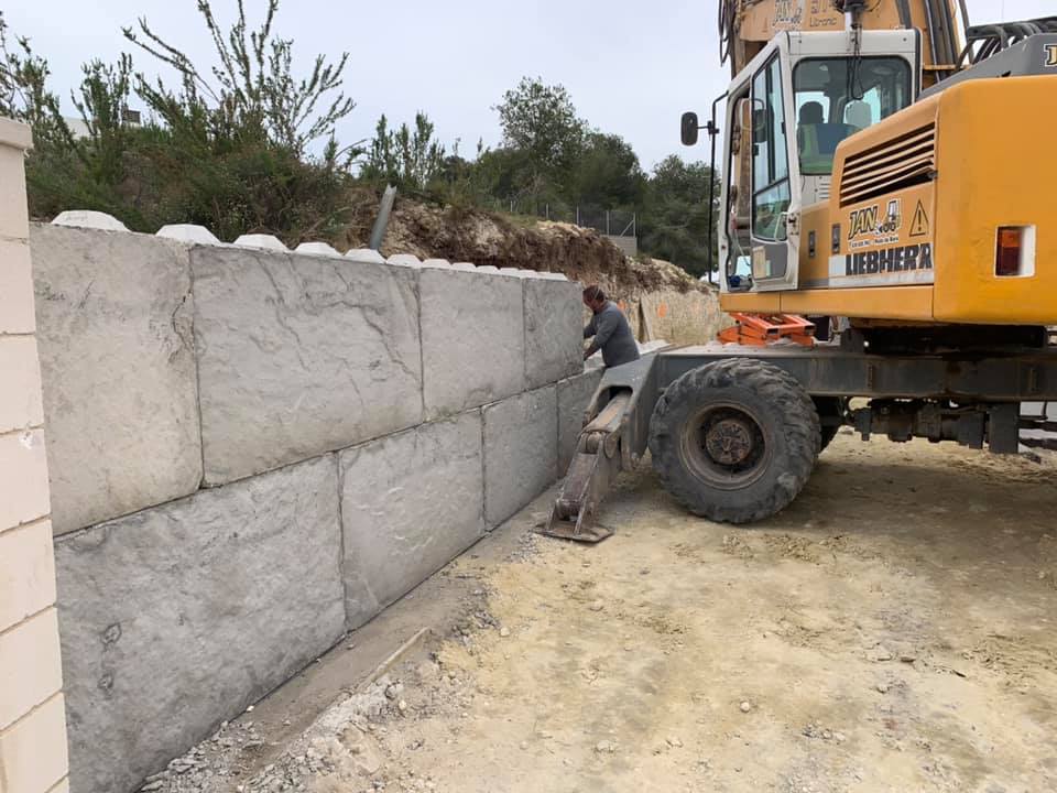 hormigon excavacion