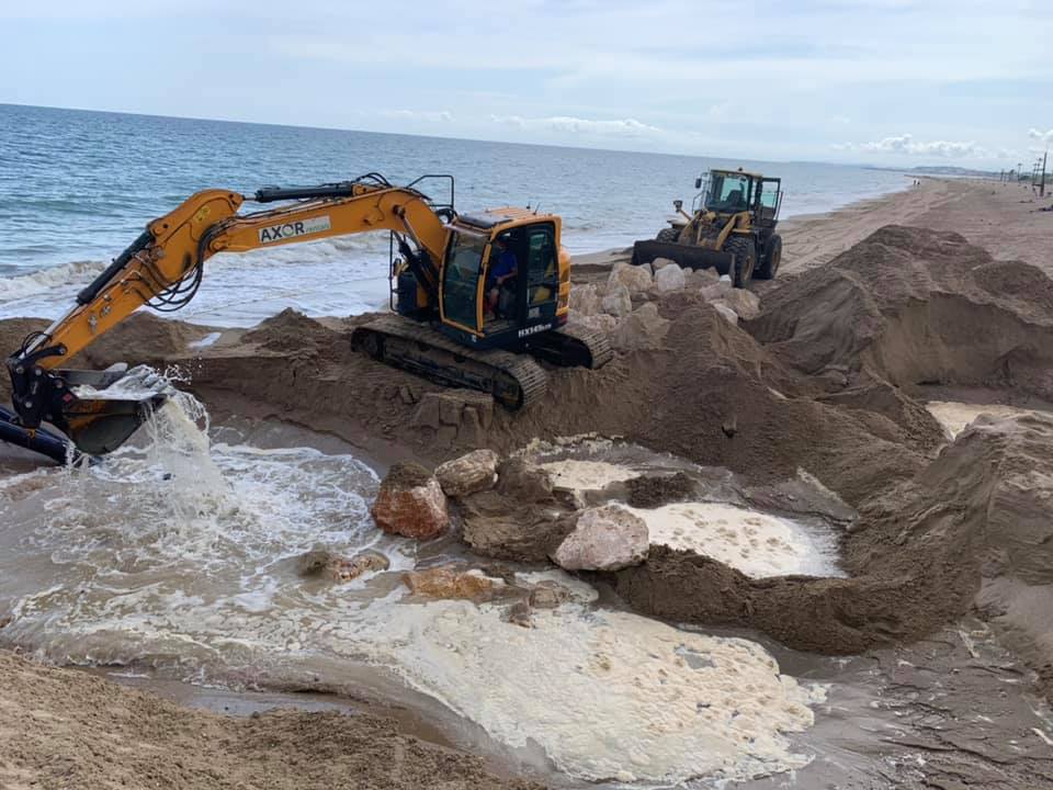 excavadora giratoria